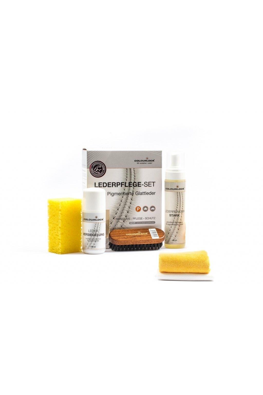 Colourlock  Leather Shield Cleaning & Conditioning Kit Strong - Set na kožu
