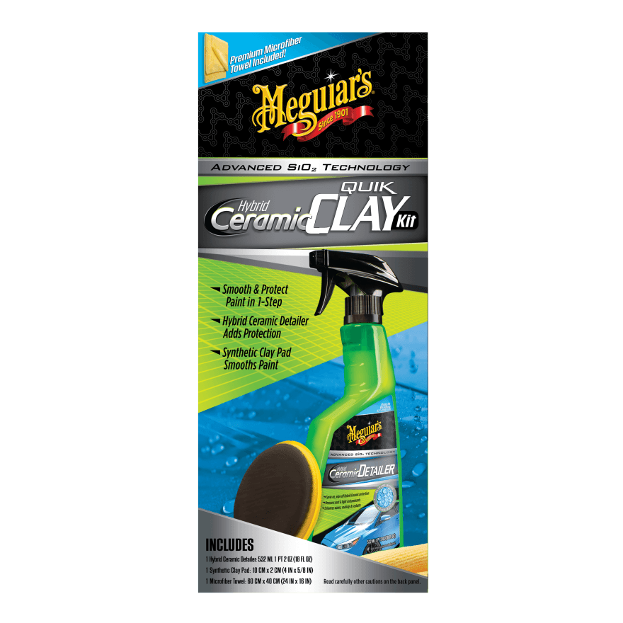 Meguiar's Hybrid Ceramic Quik Clay Kit 4/7