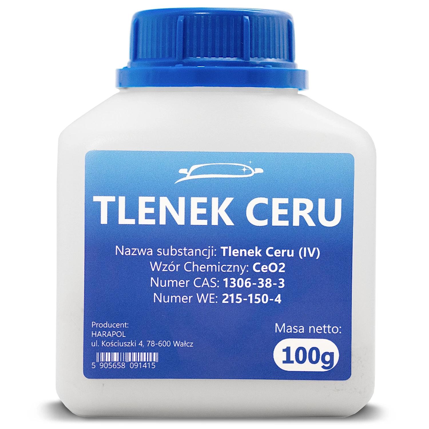 Oxid ceričitý (CeO2) - prášok na prípravu pasty na leštenie okien a sklených povrchov (200 g)