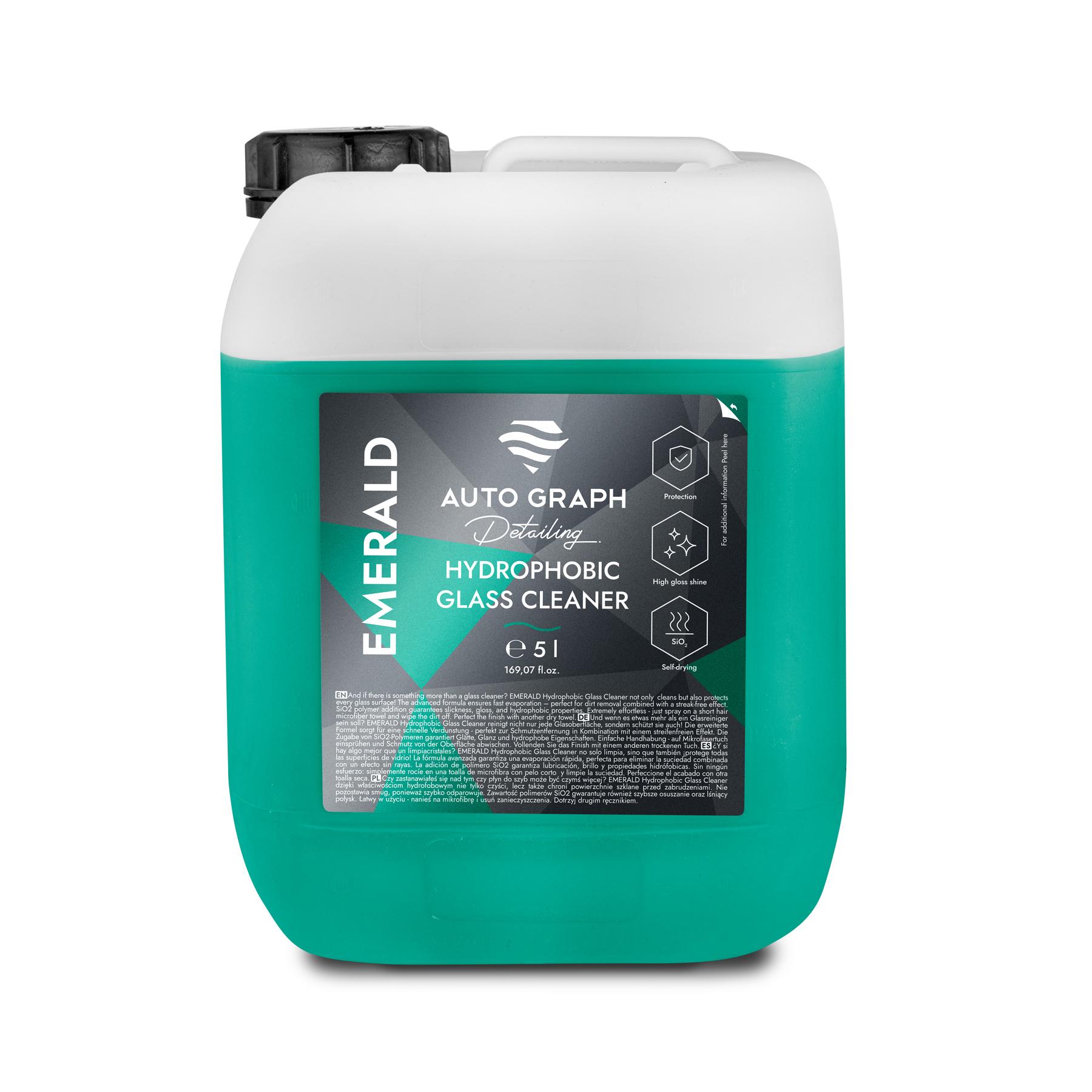Auto Graph Detailing Emerald Hydrophobic Glass Cleaner 5 L