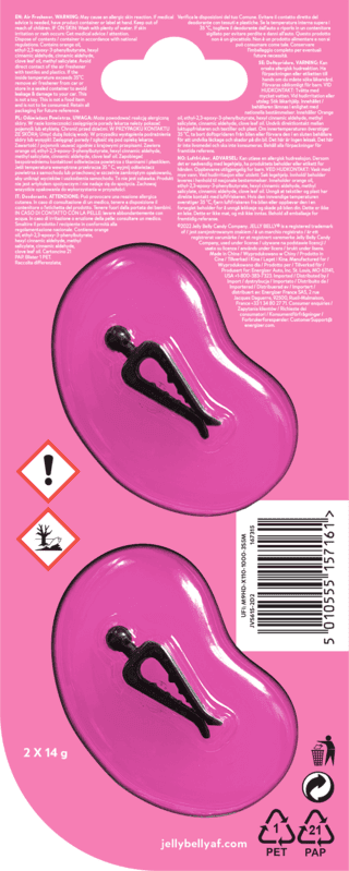 Jelly Belly Duo Vent Bubble Gum 2/4