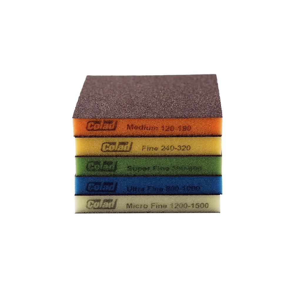 Colad Double Sided Foam Sanding Pad Micro Fine P280 1/4